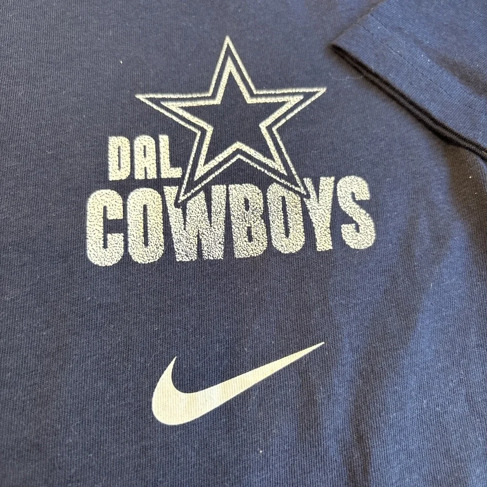 NIKE NFL Team Apparel Dallas Cowboys The Nike T-Shirt Navy Boys Medium‎